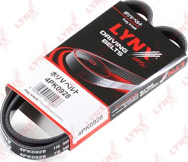 LYNXauto 4PK0928 - Courroie trapézoïdale à nervures droxauto.com