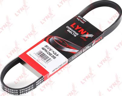 LYNXauto 4PK0635 - Courroie trapézoïdale à nervures droxauto.com