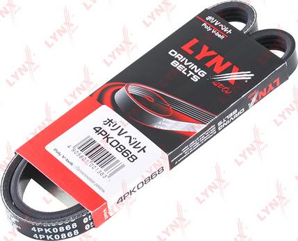 LYNXauto 4PK0868 - Courroie trapézoïdale à nervures droxauto.com