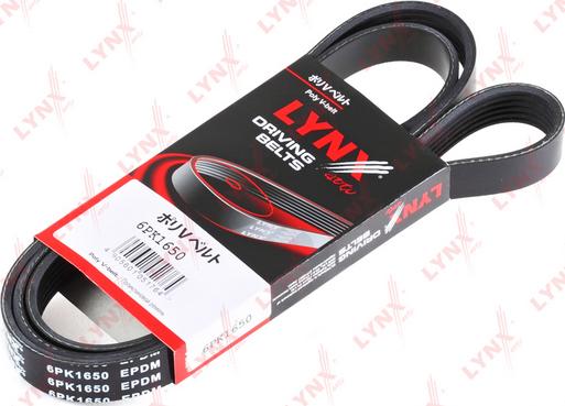 LYNXauto 6PK1650 - Courroie trapézoïdale à nervures droxauto.com