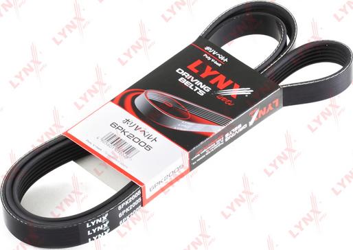 LYNXauto 6PK2005 - Courroie trapézoïdale à nervures droxauto.com