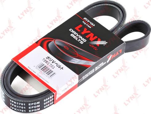 LYNXauto 7PK1701 - Courroie trapézoïdale à nervures droxauto.com