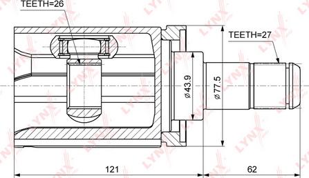 LYNXauto CI-1409 - Jeu de joints, arbre de transmission droxauto.com