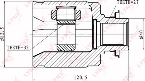 LYNXauto CI-3402 - Jeu de joints, arbre de transmission droxauto.com