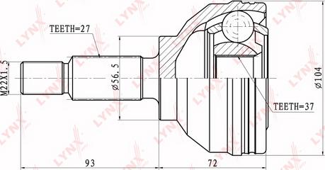LYNXauto CO-6317 - Jeu de joints, arbre de transmission droxauto.com