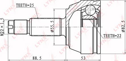 LYNXauto CO-3004 - Jeu de joints, arbre de transmission droxauto.com