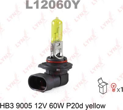 LYNXauto L12060Y - Ampoule, projecteur antibrouillard droxauto.com