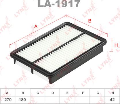 LYNXauto LA-1917 - Filtre à air droxauto.com