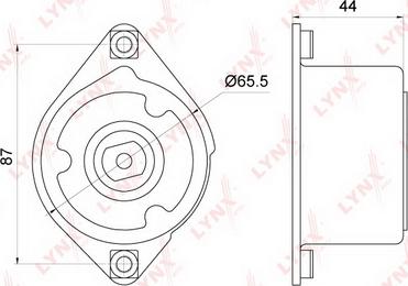 LYNXauto PT-3152 - Tendeur de courroie, courroie trapézoïdale à nervures droxauto.com