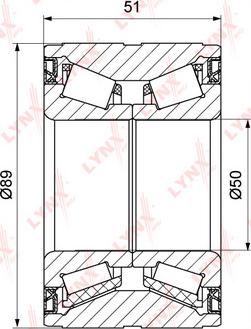 LYNXauto WB-1314 - Kit de roulements de roue droxauto.com