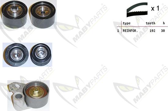 Mabyparts OBK010511 - Kit de distribution droxauto.com