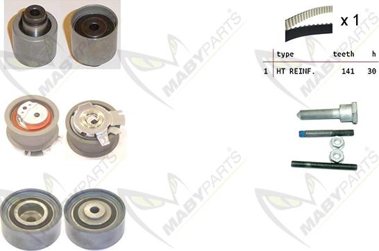 Mabyparts OBK010092 - Kit de distribution droxauto.com