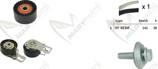Mabyparts OBK010060 - Kit de distribution droxauto.com