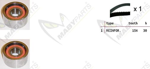 Mabyparts OBK010081 - Kit de distribution droxauto.com