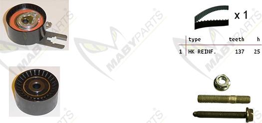 Mabyparts OBK010038 - Kit de distribution droxauto.com