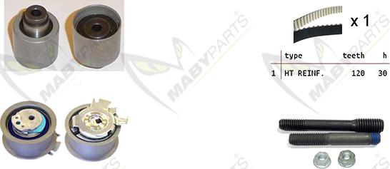 Mabyparts OBK010037 - Kit de distribution droxauto.com