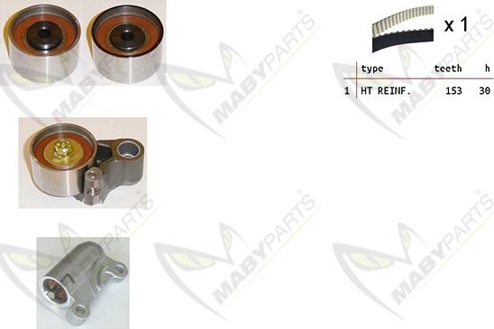 Mabyparts OBK010340 - Kit de distribution droxauto.com