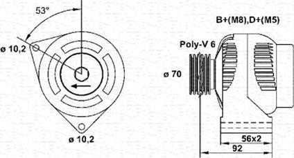 Magneti Marelli 943356576010 - Alternateur droxauto.com