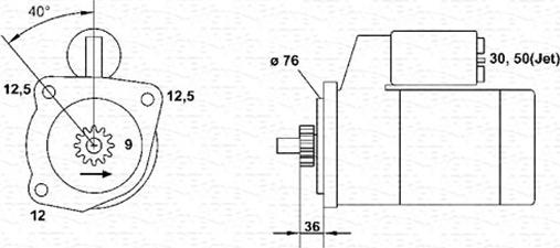 Magneti Marelli 943241136010 - Démarreur droxauto.com