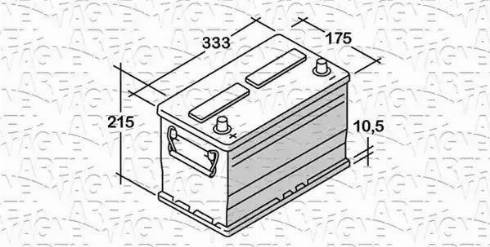 Magneti Marelli 068100072020 - Batterie de démarrage droxauto.com