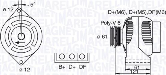 Magneti Marelli 063730014010 - Alternateur droxauto.com
