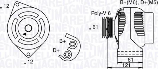 Magneti Marelli 063377017010 - Alternateur droxauto.com