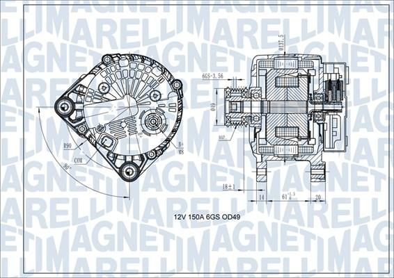 Magneti Marelli 063731618410 - Alternateur droxauto.com