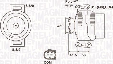Magneti Marelli 063732108010 - Alternateur droxauto.com