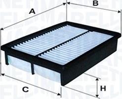 Magneti Marelli 153071762529 - Filtre à air droxauto.com