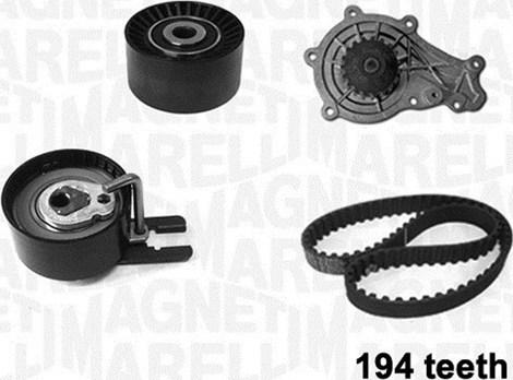 Magneti Marelli 341404030001 - Pompe à eau + kit de courroie de distribution droxauto.com