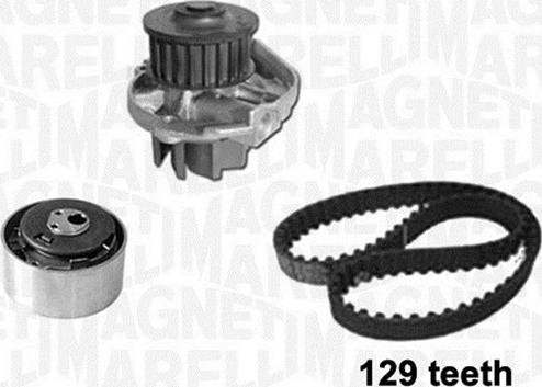 Magneti Marelli 341405810003 - Pompe à eau + kit de courroie de distribution droxauto.com