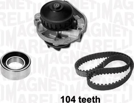 Magneti Marelli 341401580001 - Pompe à eau + kit de courroie de distribution droxauto.com