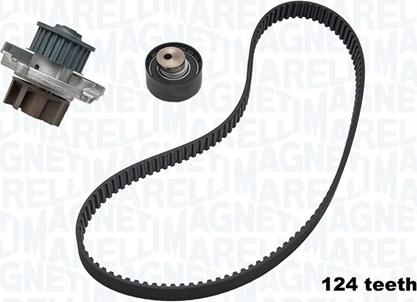Magneti Marelli 341401860002 - Pompe à eau + kit de courroie de distribution droxauto.com