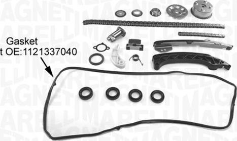 Magneti Marelli 341500001470 - Kit de distribution par chaîne droxauto.com