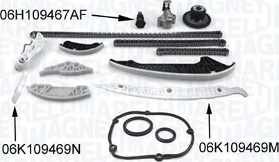 Magneti Marelli 341500001190 - Kit de distribution par chaîne droxauto.com