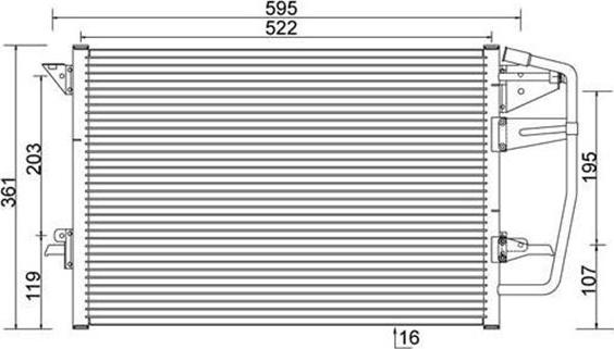 Magneti Marelli 359003220600 - Condensateur, climatisation droxauto.com