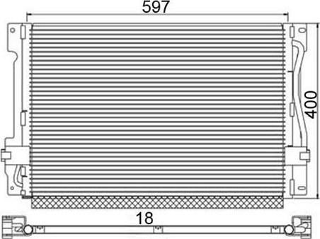 Magneti Marelli 359003221620 - Condensateur, climatisation droxauto.com