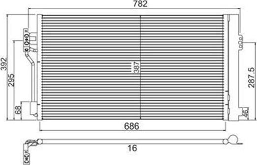 Magneti Marelli 359003221090 - Condensateur, climatisation droxauto.com