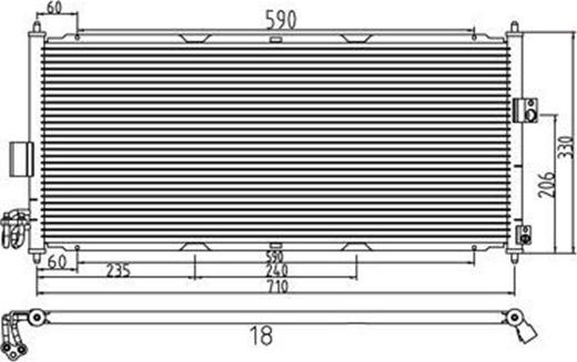 Magneti Marelli 359003221190 - Condensateur, climatisation droxauto.com