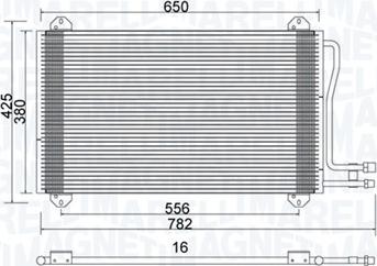 Magneti Marelli 350203913000 - Condensateur, climatisation droxauto.com