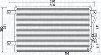 Magneti Marelli 350203987000 - Condensateur, climatisation droxauto.com