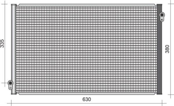 Magneti Marelli 350203490000 - Condensateur, climatisation droxauto.com