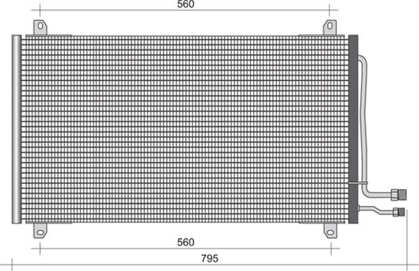 Magneti Marelli 350203445000 - Condensateur, climatisation droxauto.com