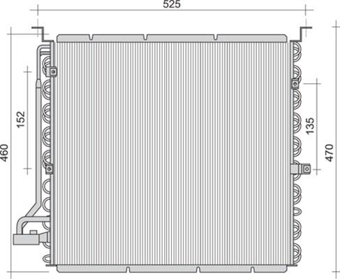 Magneti Marelli 350203455000 - Condensateur, climatisation droxauto.com