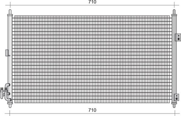 Magneti Marelli 350203430000 - Condensateur, climatisation droxauto.com