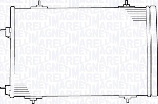 Magneti Marelli 350203637000 - Condensateur, climatisation droxauto.com