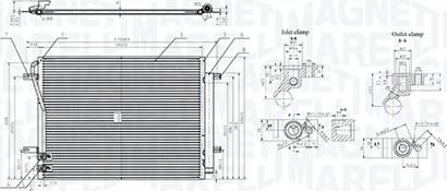 Magneti Marelli 350203105900 - Condensateur, climatisation droxauto.com
