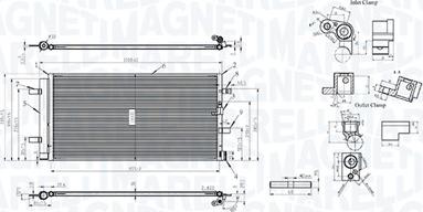 Magneti Marelli 350203106100 - Condensateur, climatisation droxauto.com
