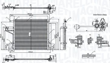Magneti Marelli 350203107300 - Condensateur, climatisation droxauto.com
