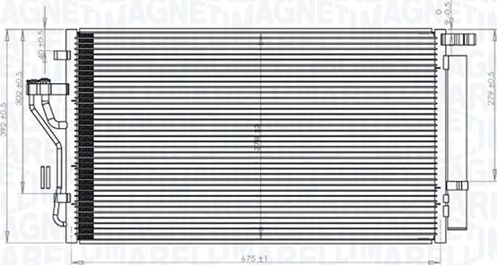 Magneti Marelli 350203848000 - Condensateur, climatisation droxauto.com